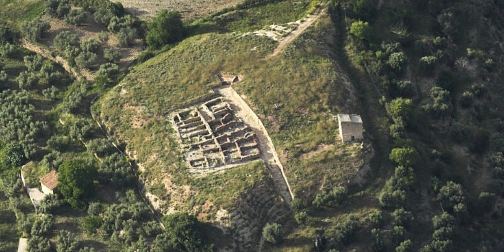 Imagen destacada del Poblado Íbero del Palomar en Oliete (Teruel)