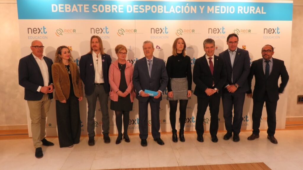 Debate sobre la "Despoblación, Reto Demográfico y Medio Rural" partidos políticos