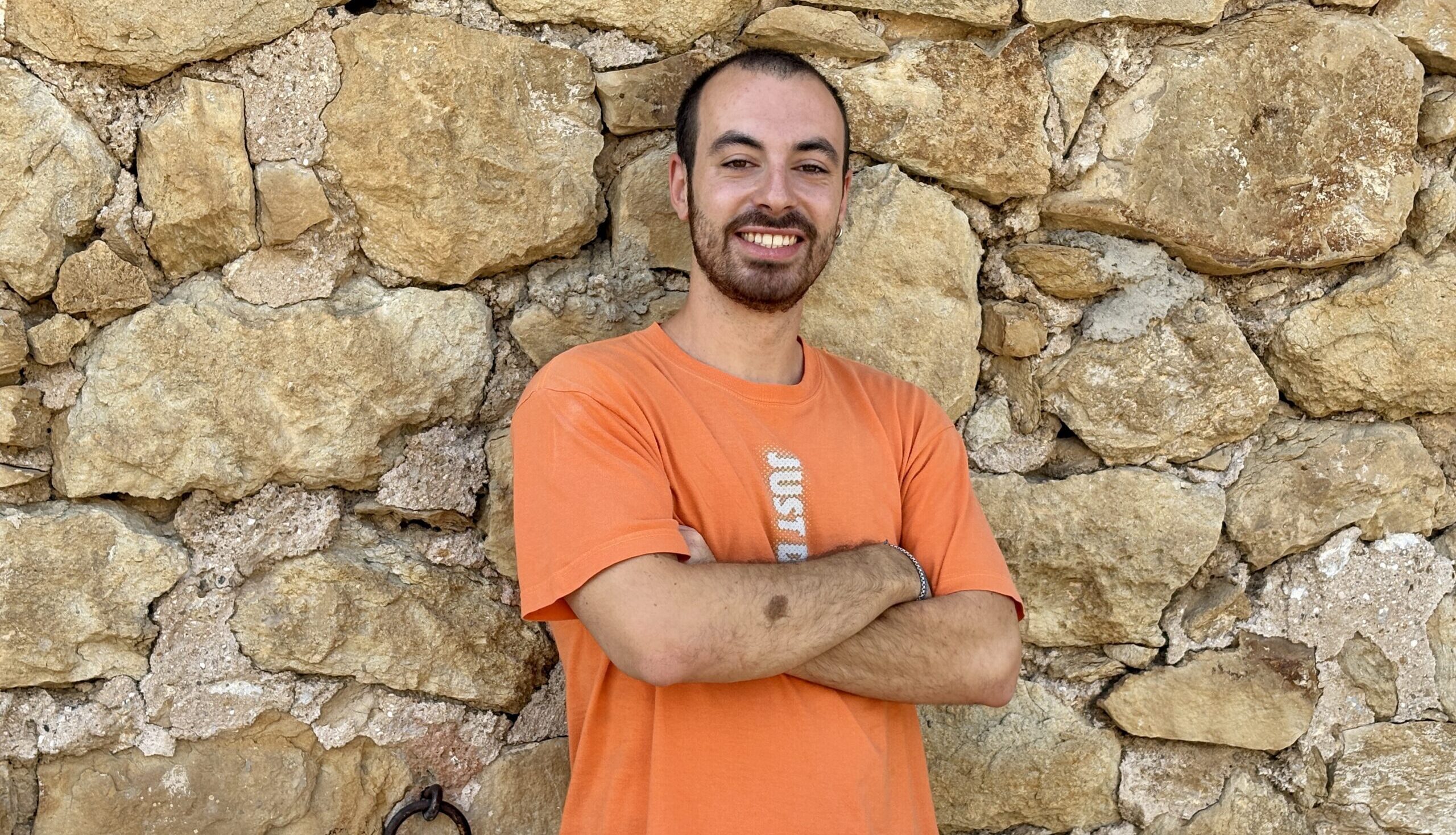 Luca Cavaliere en Despertadores Rurales Inteligentes, en Oliete./A.M.